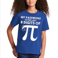 My Password Is The Last 8 Digits Of Pi Gift For Lovers Kids T-Shirt