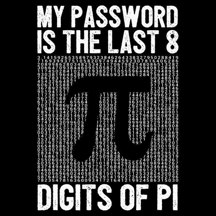 My Password Is The Last 8 Digits Of Pi Day Art Symbol Lover 16oz Travel Tumbler