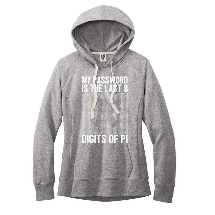My Password Is The Last 8 Digits Of Pi Day Art Symbol Lover Women's Fleece Hoodie