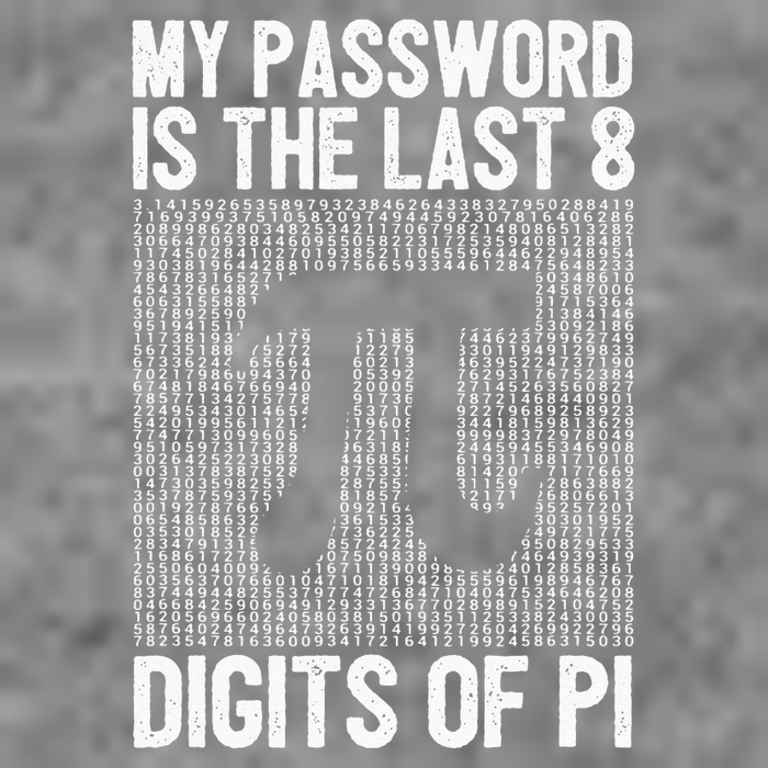 My Password Is The Last 8 Digits Of Pi Day Art Symbol Lover Sustainable Beanie