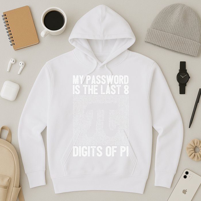 My Password Is The Last 8 Digits Of Pi Day Art Symbol Lover Hoodie
