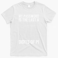 My Password Is The Last 8 Digits Of Pi Day Art Symbol Lover T-Shirt