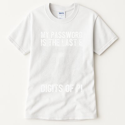 My Password Is The Last 8 Digits Of Pi Day Art Symbol Lover Tall T-Shirt