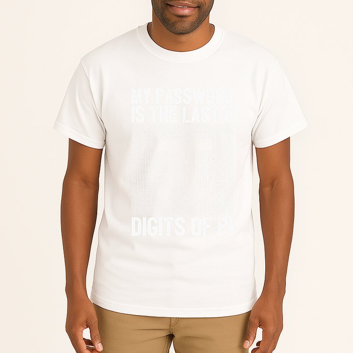 My Password Is The Last 8 Digits Of Pi Day Art Symbol Lover Tall T-Shirt