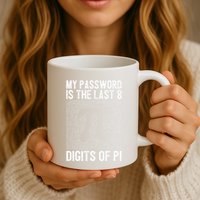 My Password Is The Last 8 Digits Of Pi Day Art Symbol Lover Mug