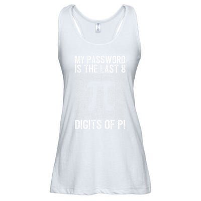 My Password Is The Last 8 Digits Of Pi Day Art Symbol Lover Ladies Essential Flowy Tank