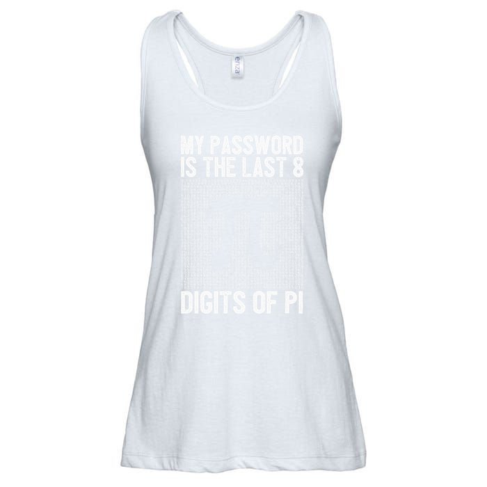 My Password Is The Last 8 Digits Of Pi Day Art Symbol Lover Ladies Essential Flowy Tank