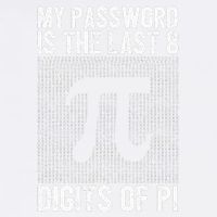 My Password Is The Last 8 Digits Of Pi Day Art Symbol Lover Premium T-Shirt
