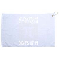 My Password Is The Last 8 Digits Of Pi Day Art Symbol Lover Grommeted Golf Towel