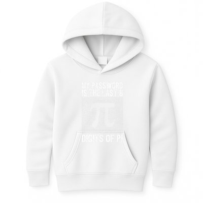 My Password Is The Last 8 Digits Of Pi Day Art Symbol Lover Kids Hoodie