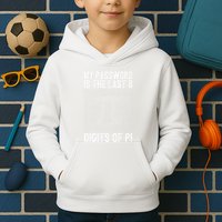 My Password Is The Last 8 Digits Of Pi Day Art Symbol Lover Kids Hoodie