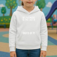 My Password Is The Last 8 Digits Of Pi Day Art Symbol Lover Kids Hoodie