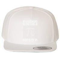 My Password Is The Last 8 Digits Of Pi Day Art Symbol Lover Wool Snapback Cap