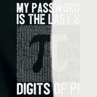 My Password Is The Last 8 Digits Of Pi Day Art Symbol Lover Infant Baby Jersey Bodysuit