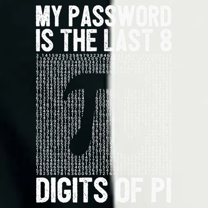 My Password Is The Last 8 Digits Of Pi Day Art Symbol Lover Infant Baby Jersey Bodysuit