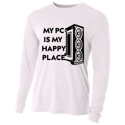 My Pc Is My Happy Place Cooling Performance Long Sleeve Crew