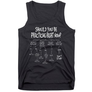 Music Practice Instrument Algorithm Funny Christmas Gift Tank Top