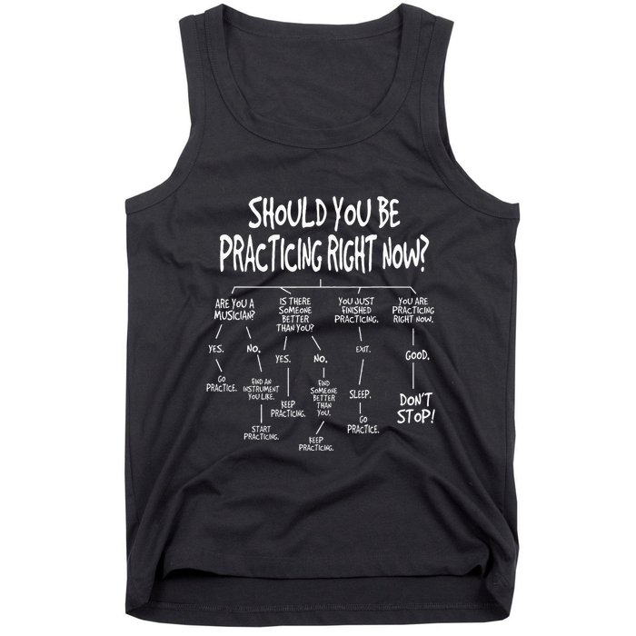 Music Practice Instrument Algorithm Funny Christmas Gift Tank Top