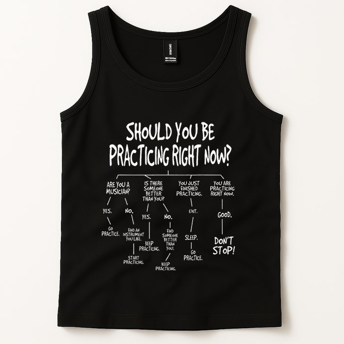 Music Practice Instrument Algorithm Funny Christmas Gift Tank Top