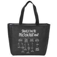 Music Practice Instrument Algorithm Funny Christmas Gift Zip Tote Bag