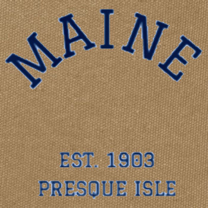 Maine Presque Isle Cotton Canvas Backpack