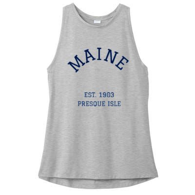 Maine Presque Isle Ladies PosiCharge Tri-Blend Wicking Tank