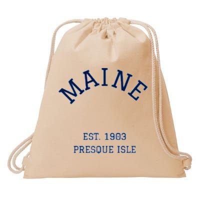 Maine Presque Isle Drawstring Bag
