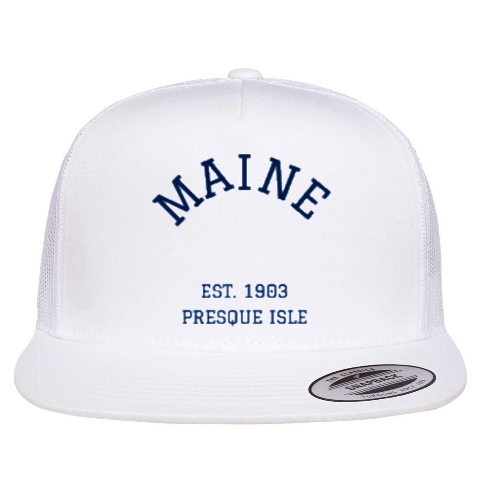 Maine Presque Isle Flat Bill Trucker Hat