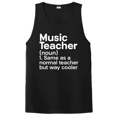 Music Professor Instrut School Gift Definition Music Teacher Gift PosiCharge Competitor Tank