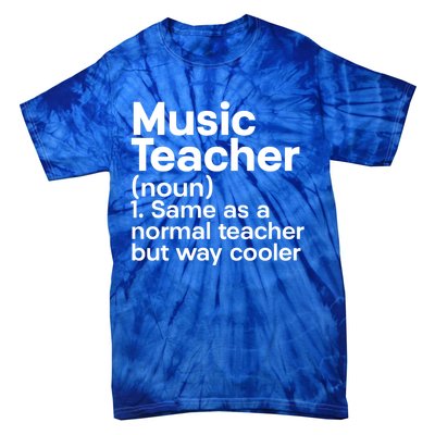 Music Professor Instrut School Gift Definition Music Teacher Gift Tie-Dye T-Shirt