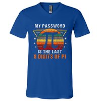 My Password Is Pi Funny Math Nerd For Teachers V-Neck T-Shirt