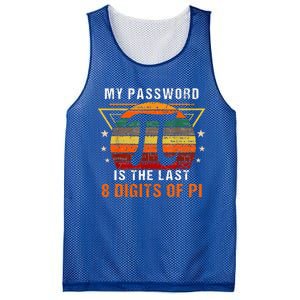 My Password Is Pi Funny Math Nerd For Teachers Mesh Reversible Basketball Jersey Tank