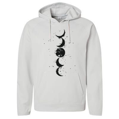 Moon Phase Jimin Tattoo Inspired Performance Fleece Hoodie