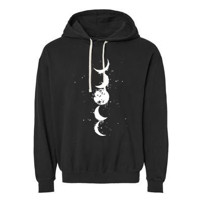 Moon Phase Jimin Tattoo Inspired Garment-Dyed Fleece Hoodie