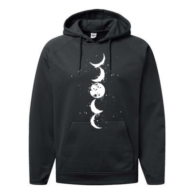 Moon Phase Jimin Tattoo Inspired Performance Fleece Hoodie