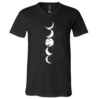 Moon Phase Jimin Tattoo Inspired V-Neck T-Shirt