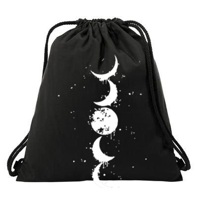 Moon Phase Jimin Tattoo Inspired Drawstring Bag