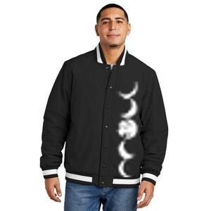 Moon Phase Jimin Tattoo Inspired Insulated Varsity Jacket