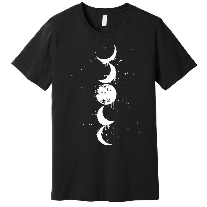 Moon Phase Jimin Tattoo Inspired Premium T-Shirt