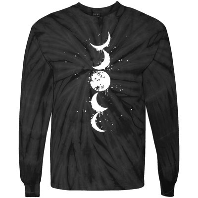 Moon Phase Jimin Tattoo Inspired Tie-Dye Long Sleeve Shirt