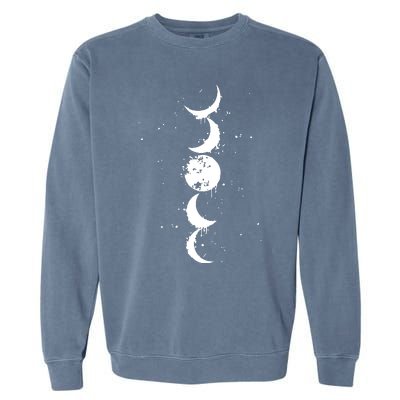 Moon Phase Jimin Tattoo Inspired Garment-Dyed Sweatshirt