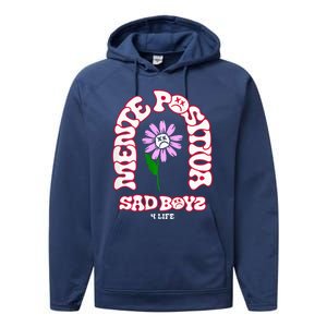 Mente Positiva Junior Corridos Tumbados H Belicos Sad Performance Fleece Hoodie