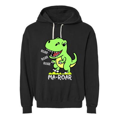 Maroar Passover Jewish Holiday Dinosaur Dino Garment-Dyed Fleece Hoodie