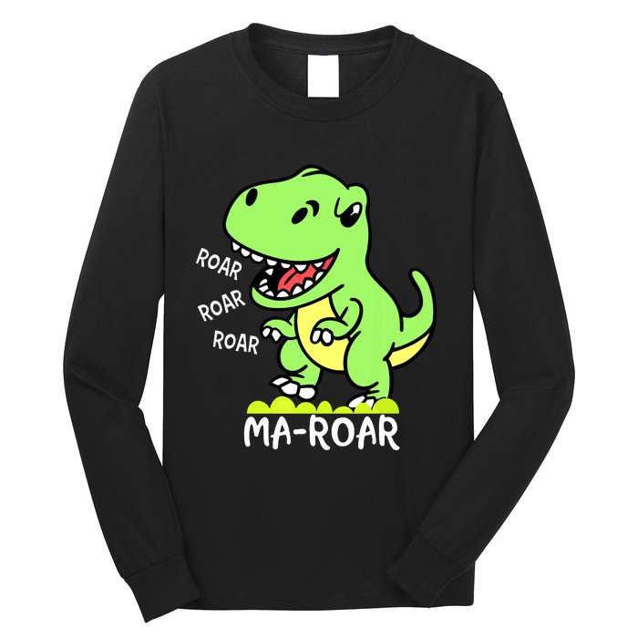 Maroar Passover Jewish Holiday Dinosaur Dino Long Sleeve Shirt