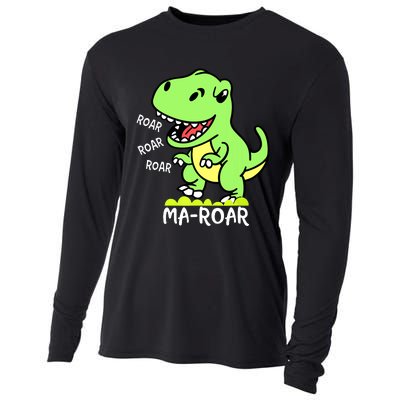 Maroar Passover Jewish Holiday Dinosaur Dino Cooling Performance Long Sleeve Crew