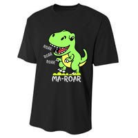 Maroar Passover Jewish Holiday Dinosaur Dino Performance Sprint T-Shirt