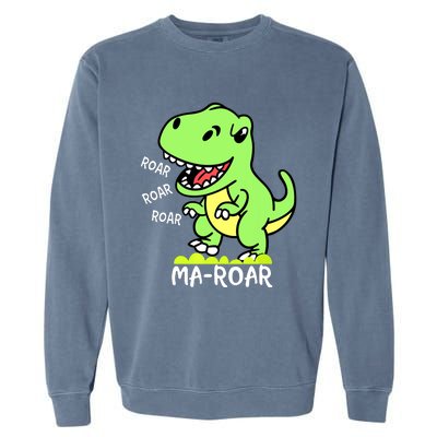 Maroar Passover Jewish Holiday Dinosaur Dino Garment-Dyed Sweatshirt