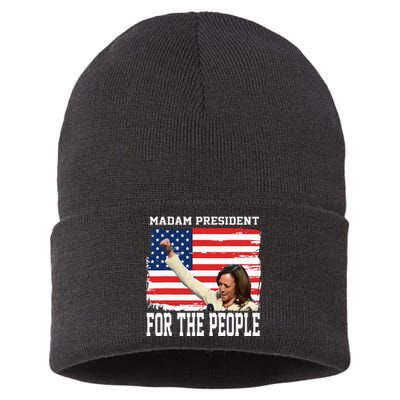 Madam President Kamala Sustainable Knit Beanie