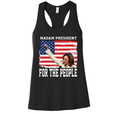 Madam President Kamala Women's Racerback Tank