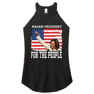 Madam President Kamala Women's Perfect Tri Rocker Tank